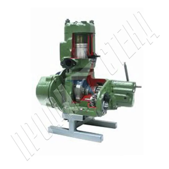 Двигатель пусковой ПД-10У со стартером (агрегаты в разрезе)