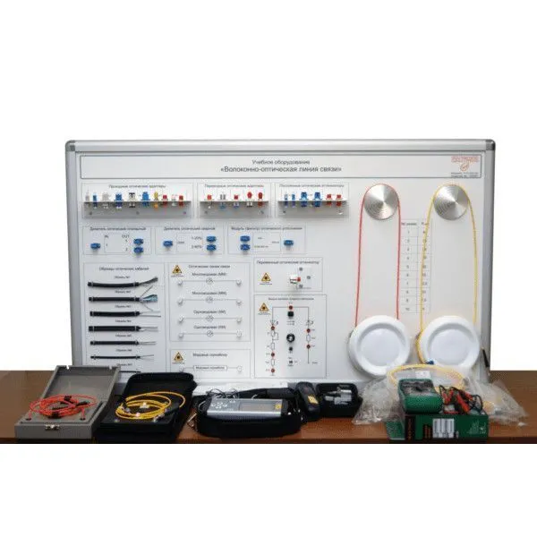Стенд "Изучение связи по оптическим каналам (ВОЛС-4)" ЭЛБ-170.023.02