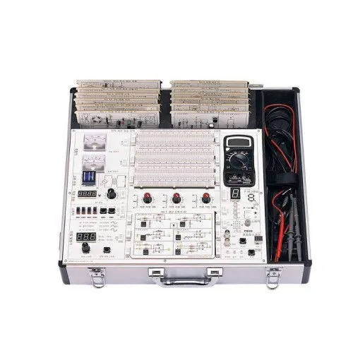 Базовое оборудование для экспериментов с электронными схемами <br> <span style="font-size: 0.9em; color: #e67e22;"> HBE-Electronic Circuit </span>