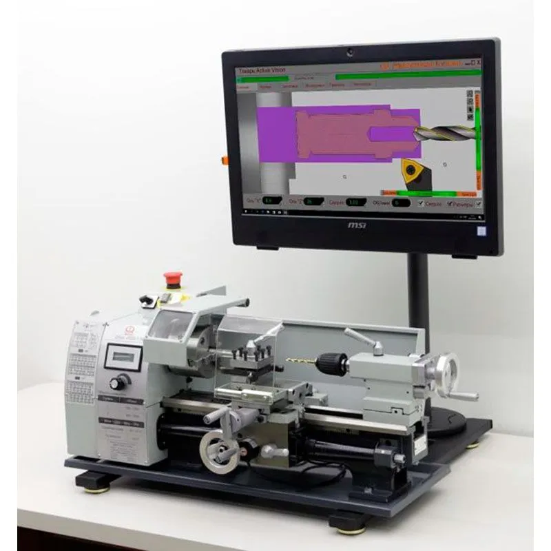 Стенд "Интерактивный токарный станок с системой ACTIVE VISION"
