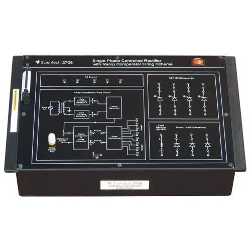 Однофазный управляемый выпрямитель со схемой включения рампового компаратора <br> <span style="font-size: 0.9em; color: #e67e22;"> Scientech 2708</span>