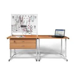 Стенд "Релейная защита и автоматика в системах электроснабжения (на основе программируемого контроллера)" РЗАСЭСК1-С-К 