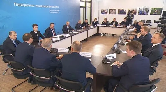 Встреча Владимира Путина с руководителями ПИШ