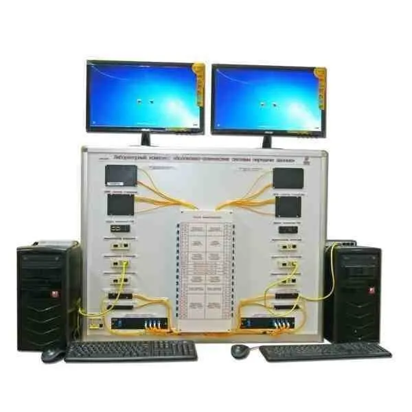 Стенд "Волоконно-оптические системы передачи данных с временным и волновым уплотнением каналов, ВОЛС-3" ЭЛБ-170.003.01